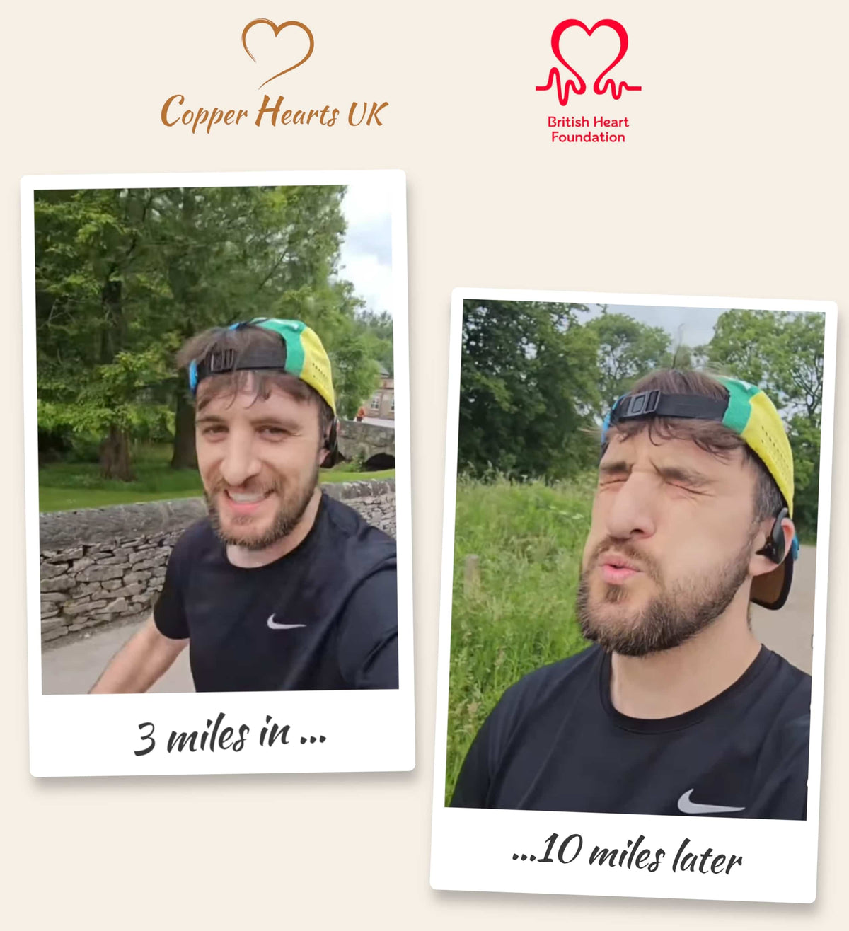 British Heart Foundation - Half Marathon fundraiser - Copper Hearts UK