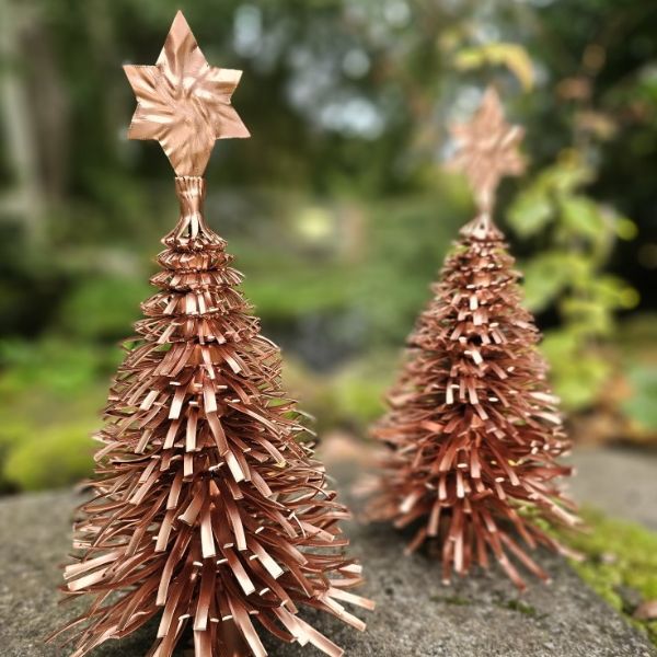 Limited Edition Copper Christmas Trees - Copper Hearts UK