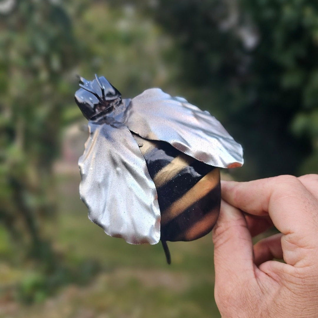 copper bee decor outdoors personalised message