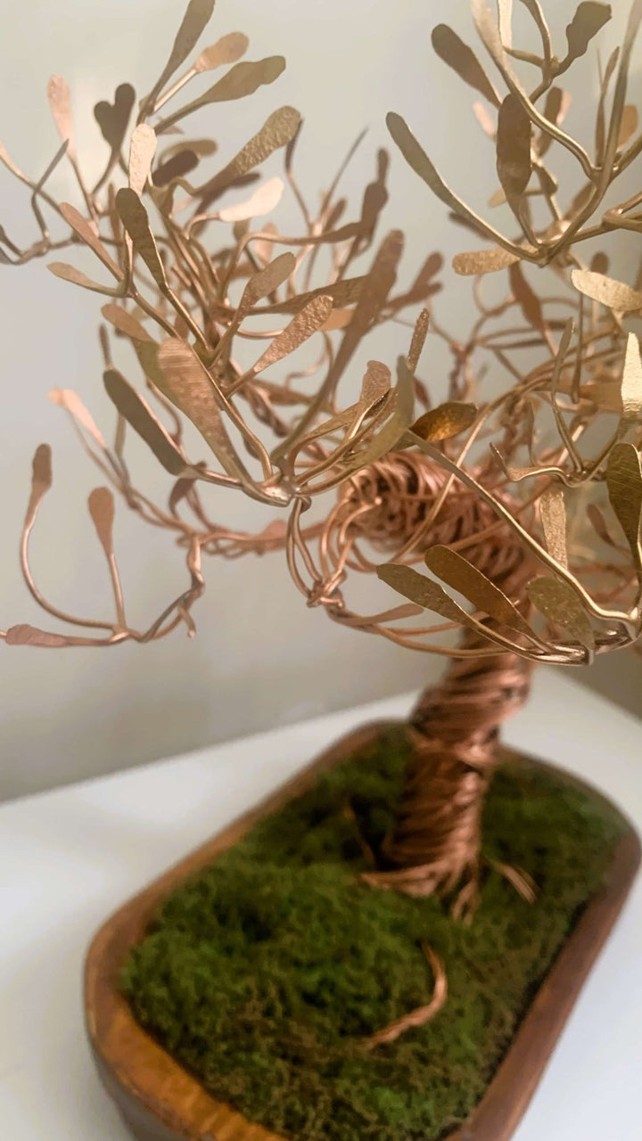 Copper Bonsai Tree - Copper Hearts UK