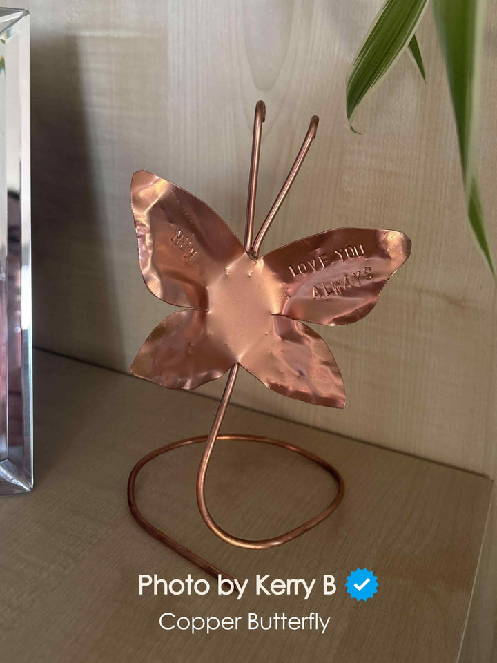 Copper Butterfly - Copper Hearts UK