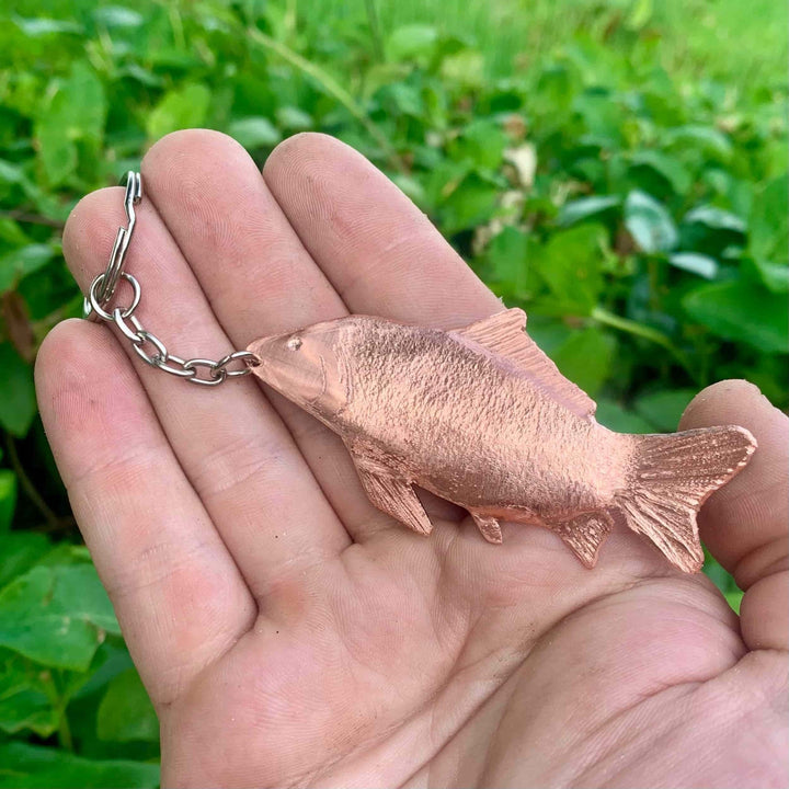 Copper Carp Keyring - Copper Hearts UK