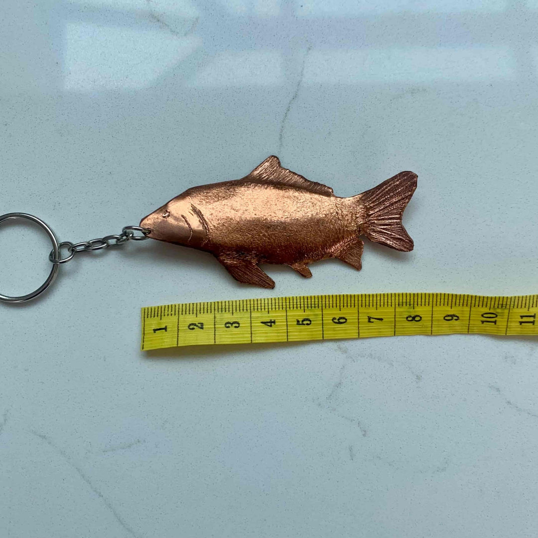 Copper Carp Keyring - Copper Hearts UK