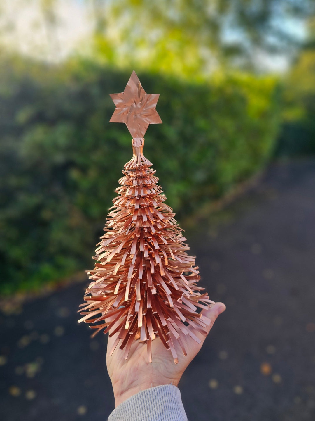 Copper Christmas Tree - Copper Hearts UK