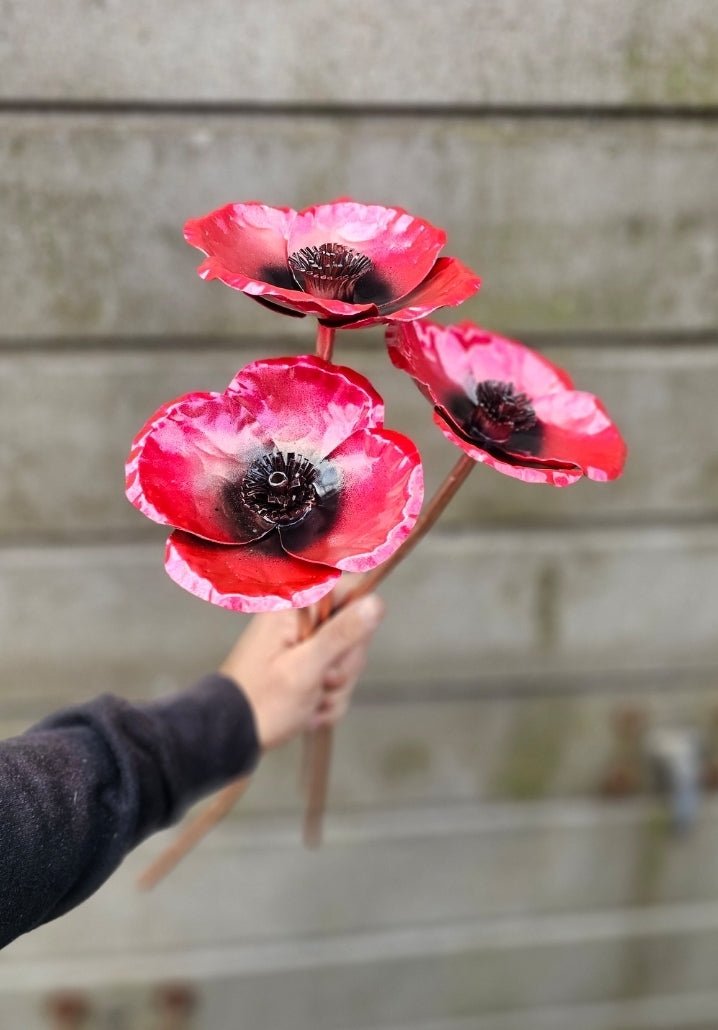 Copper Poppy - Copper Hearts UK