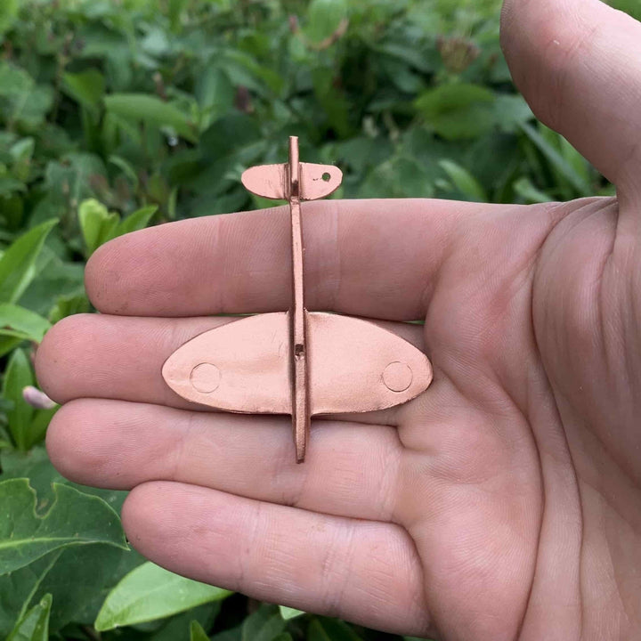Copper Spitfire Keyring - Copper Hearts UK