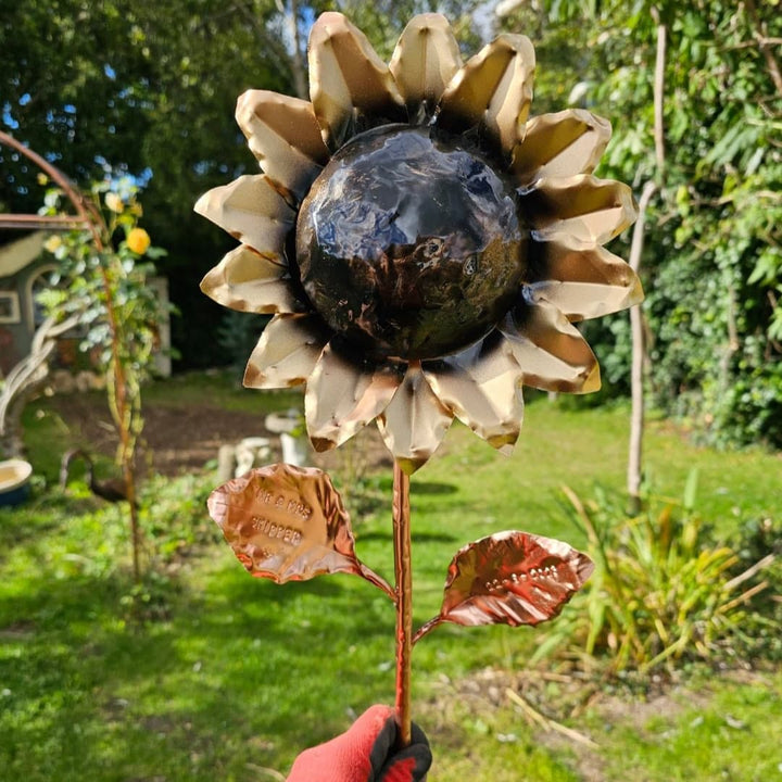 Copper Sunflower - Copper Hearts UK