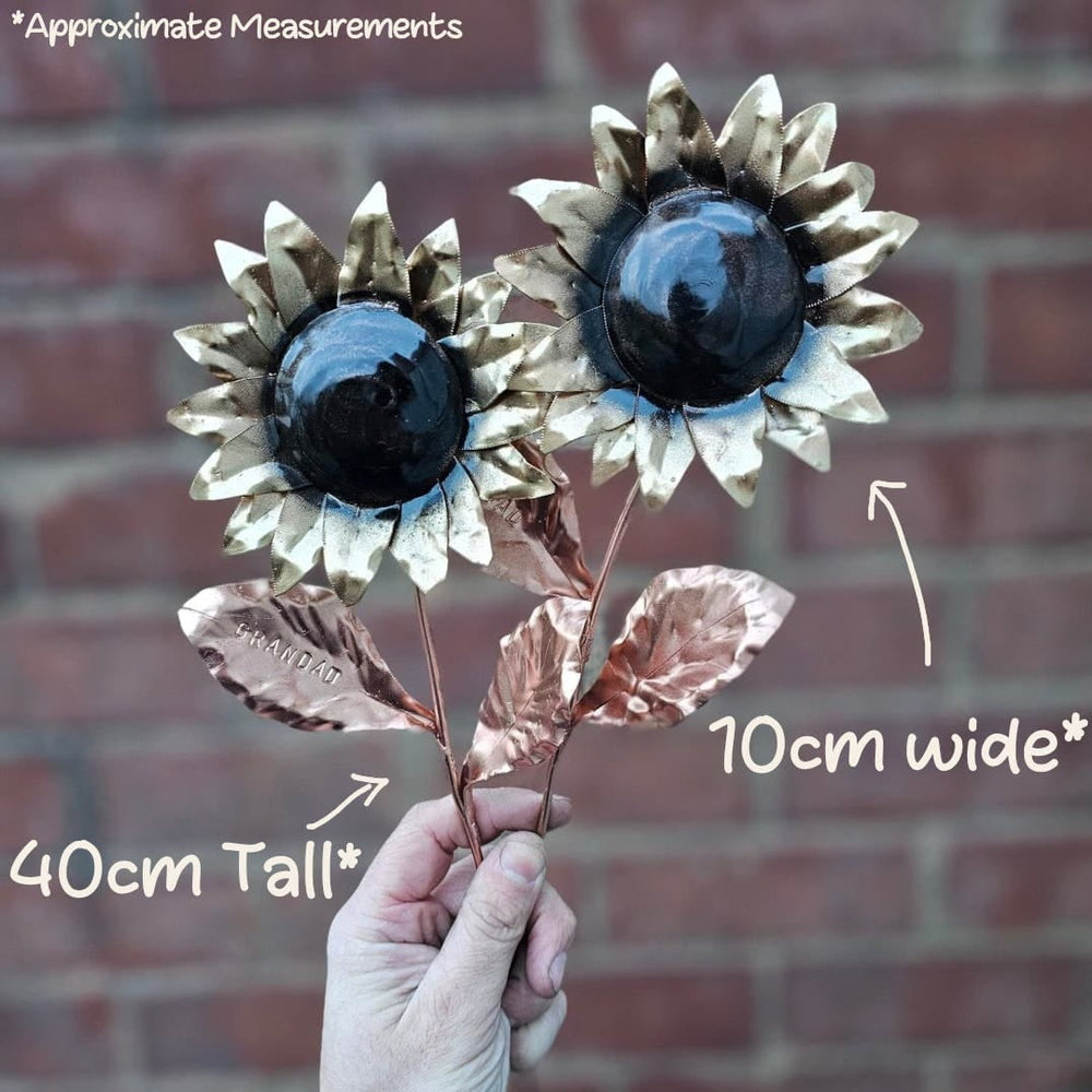 Copper Sunflower - Copper Hearts UK