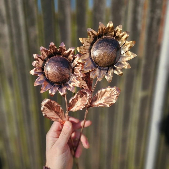 Copper Sunflower - Copper Hearts UK