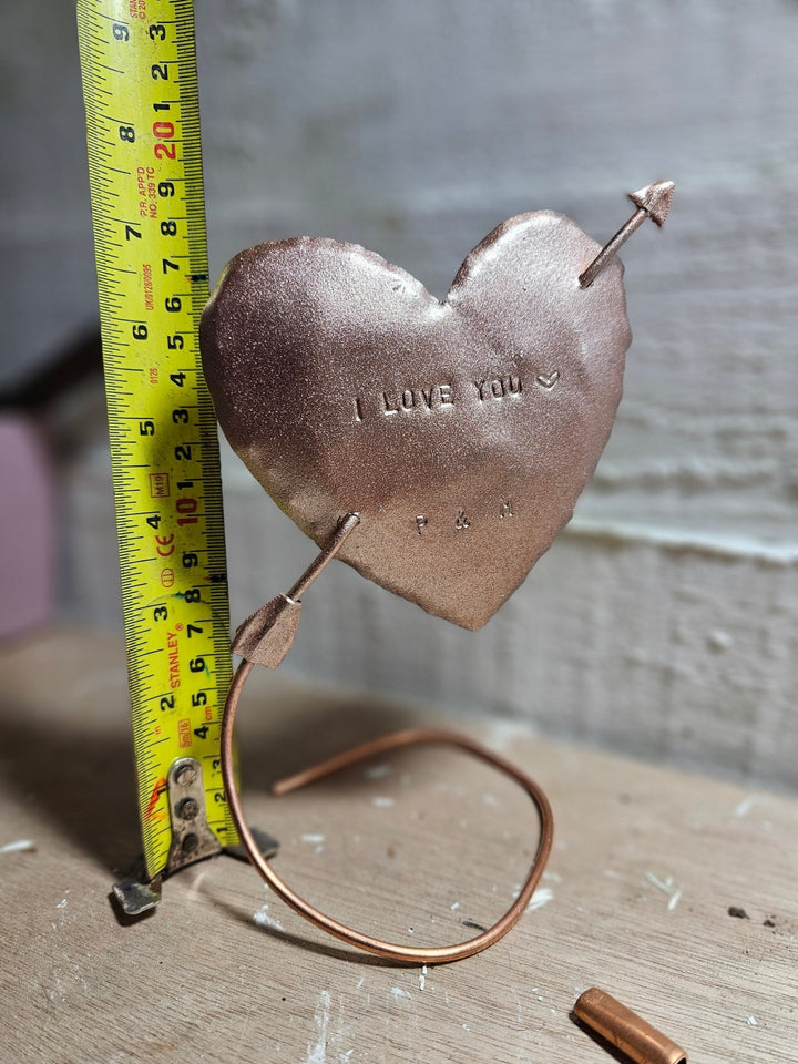 Cupids Heart - Copper Hearts UK