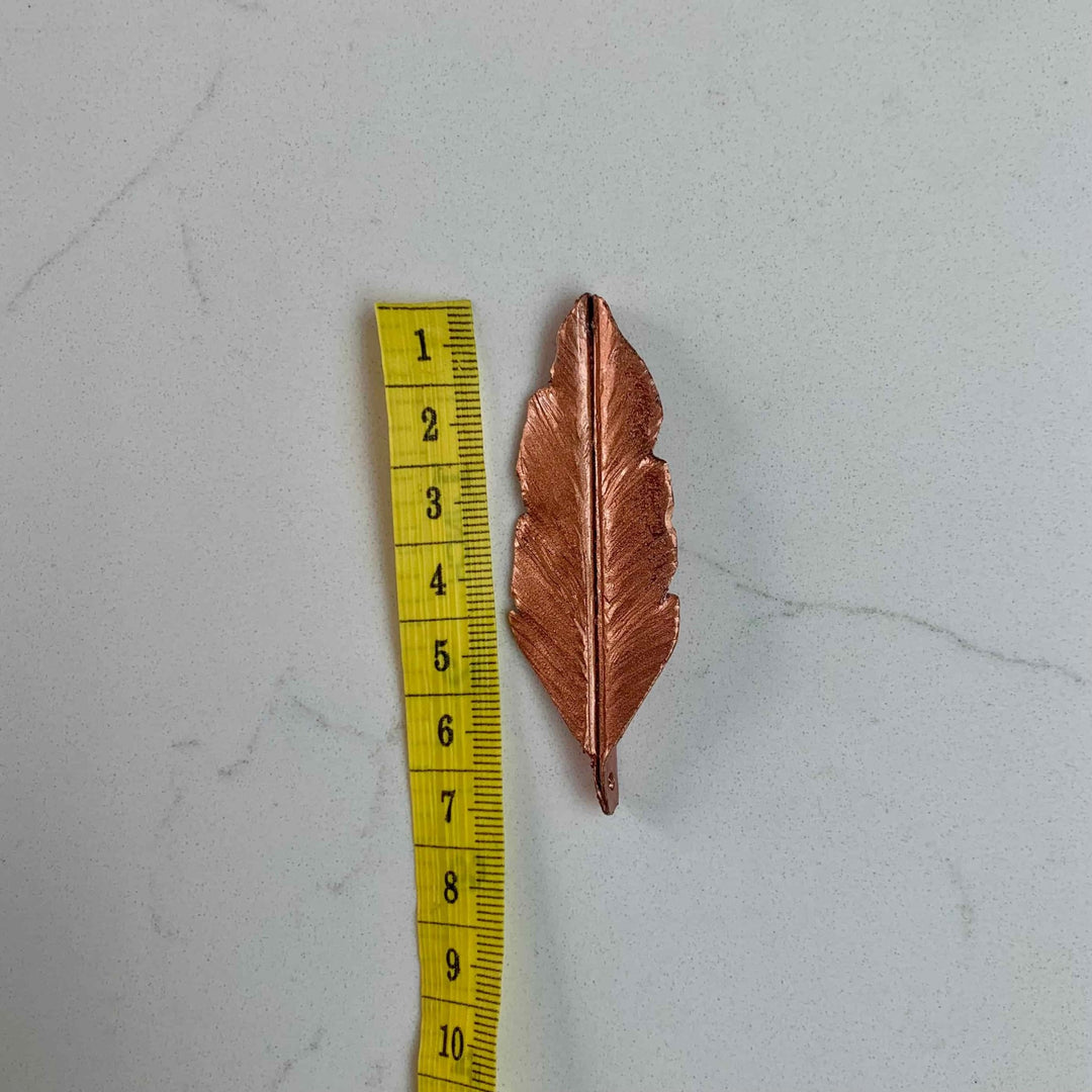 Pocket Feather Keyring - Copper Hearts UK