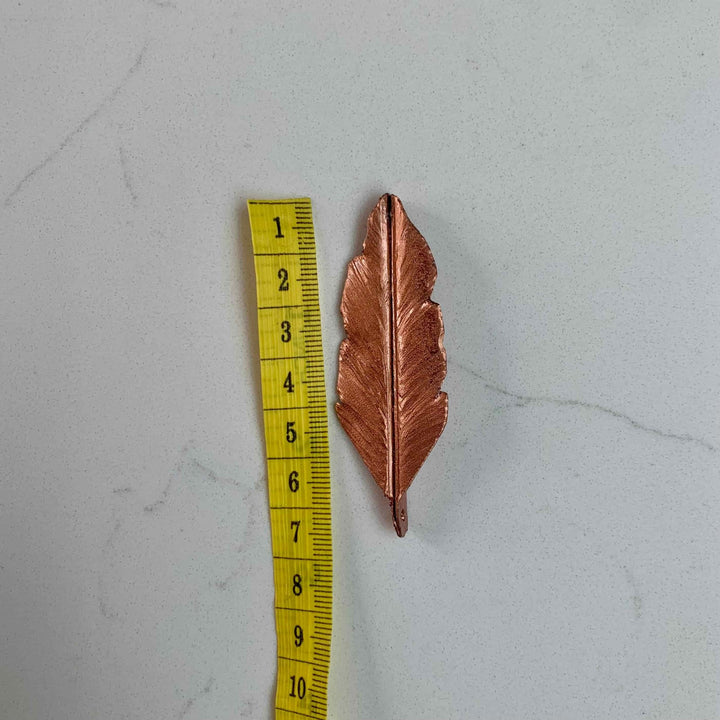 Pocket Feather Keyring - Copper Hearts UK
