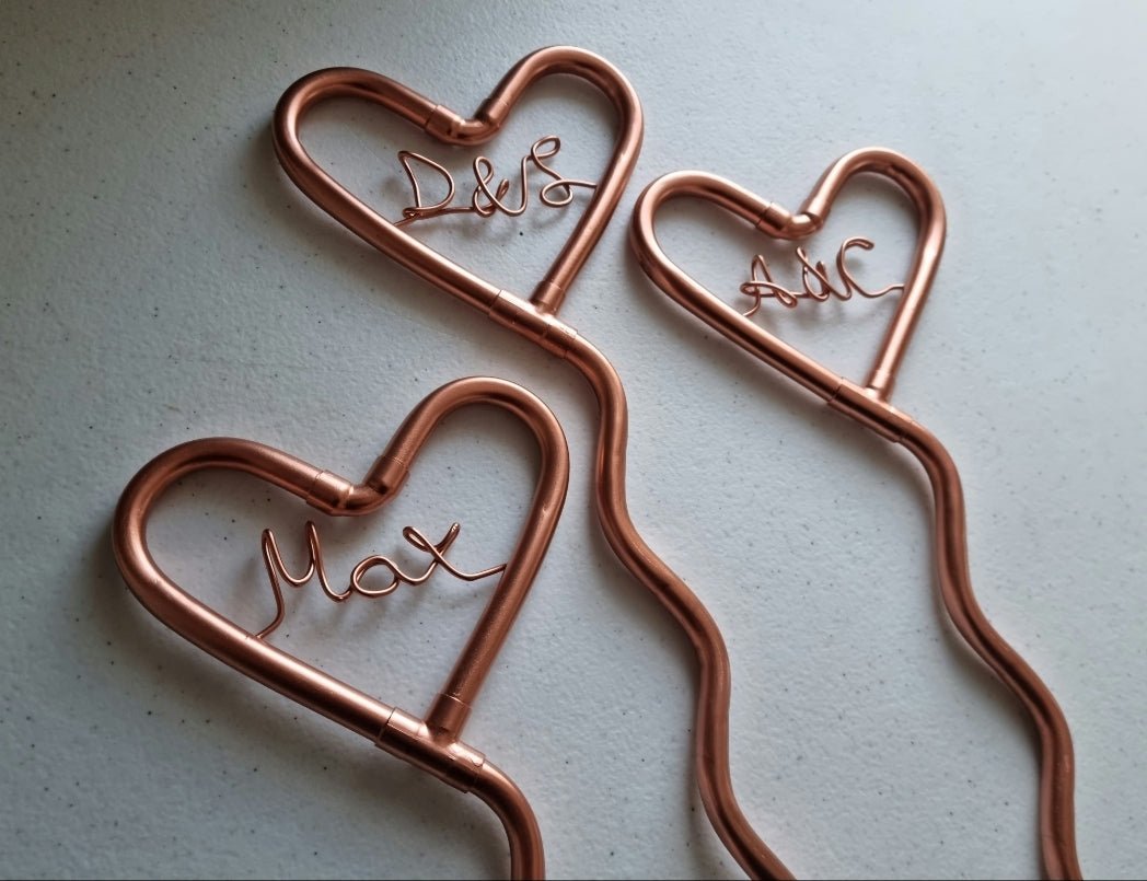 Pocket Wobbly Heart - Copper Hearts UK