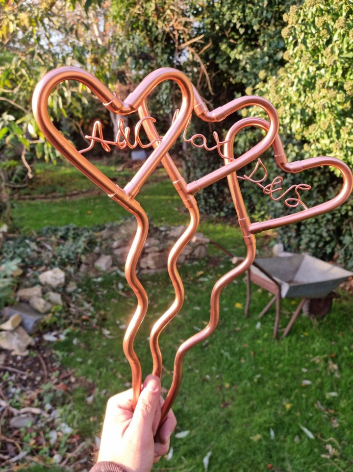 Pocket Wobbly Heart - Copper Hearts UK