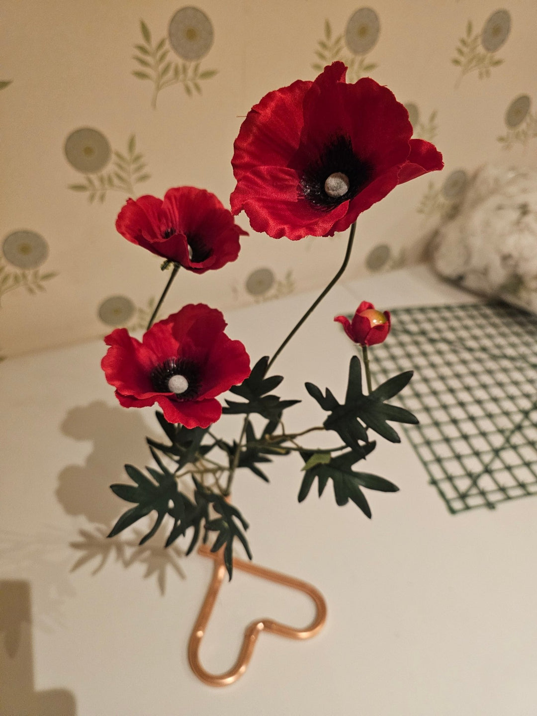 Poppy spray - Copper Hearts UK