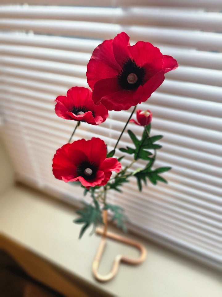 Poppy spray - Copper Hearts UK