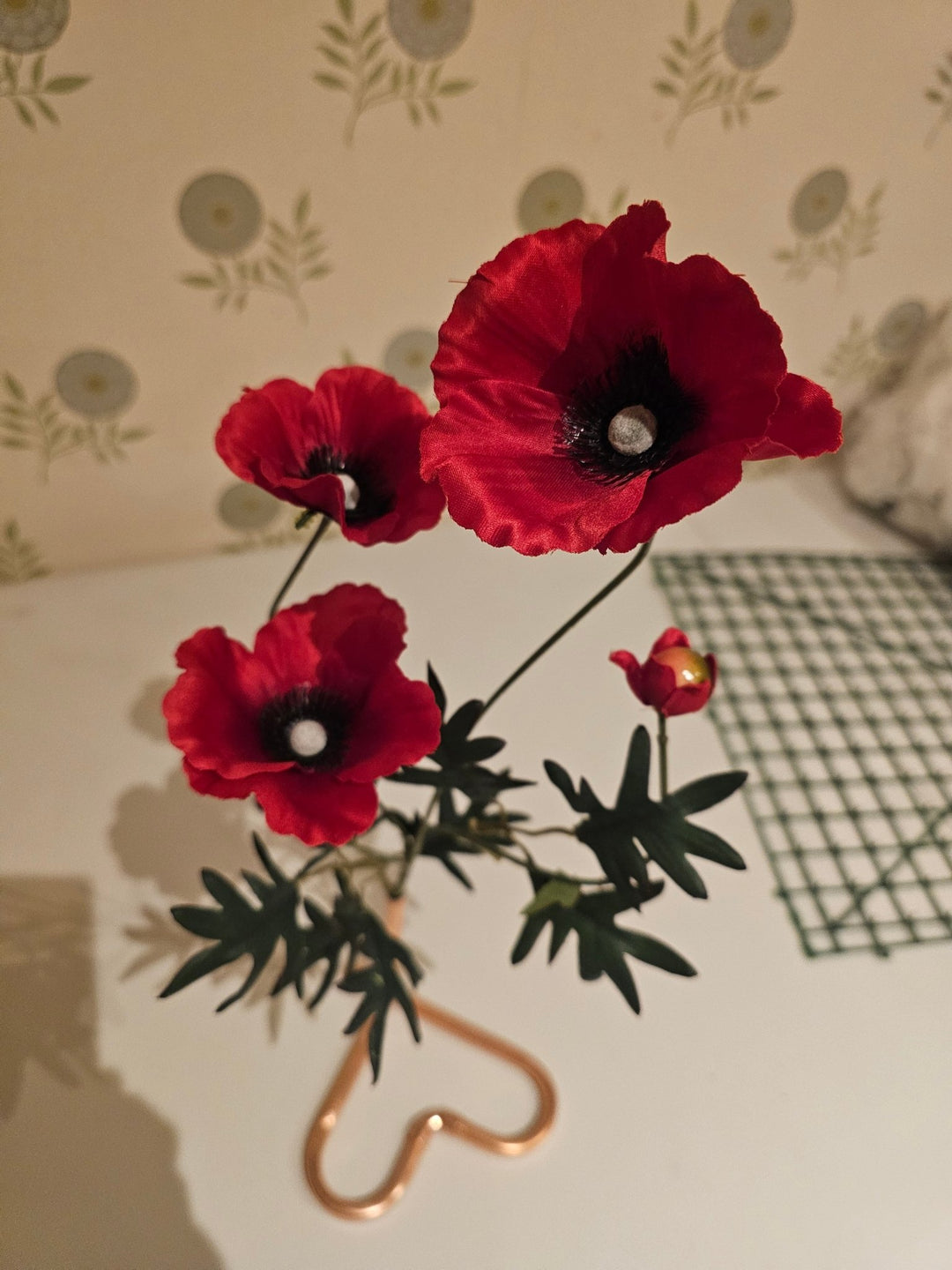 Poppy spray - Copper Hearts UK