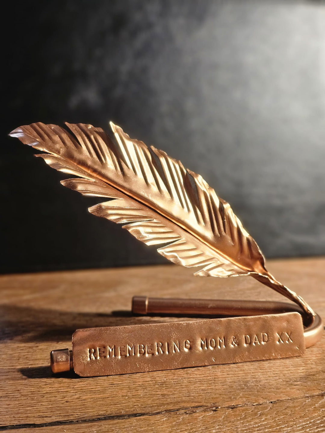 The Forever Feather - Copper Hearts UK