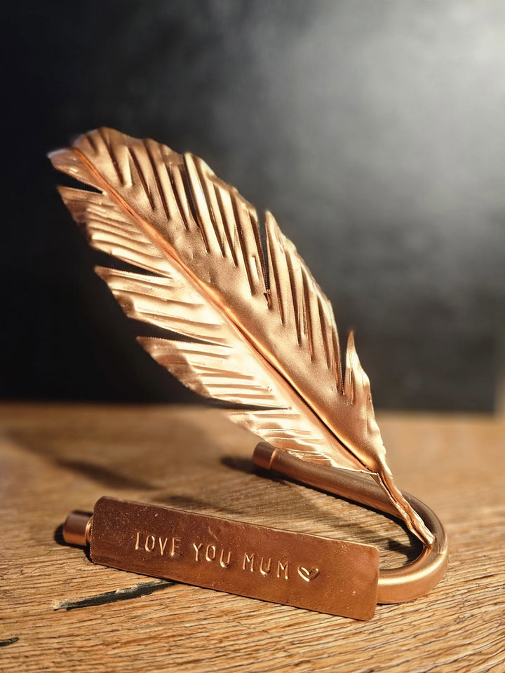 The Forever Feather - Copper Hearts UK