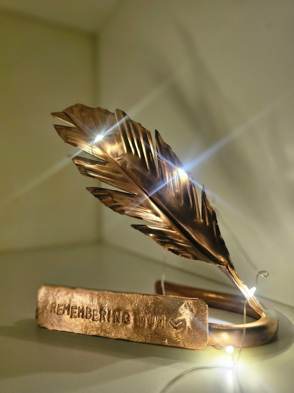 The Forever Feather - Copper Hearts UK