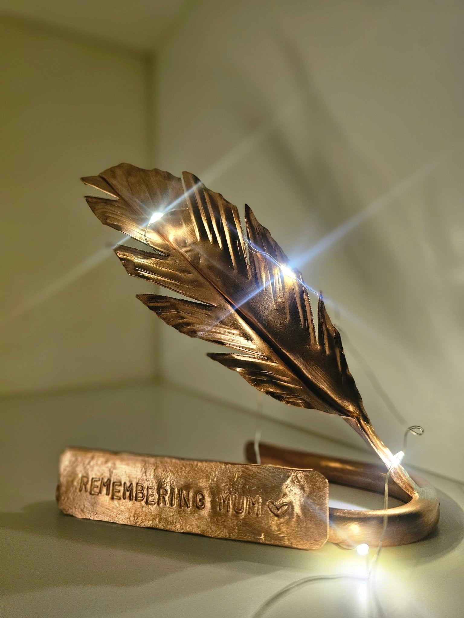 The Forever Feather - Copper Hearts UK