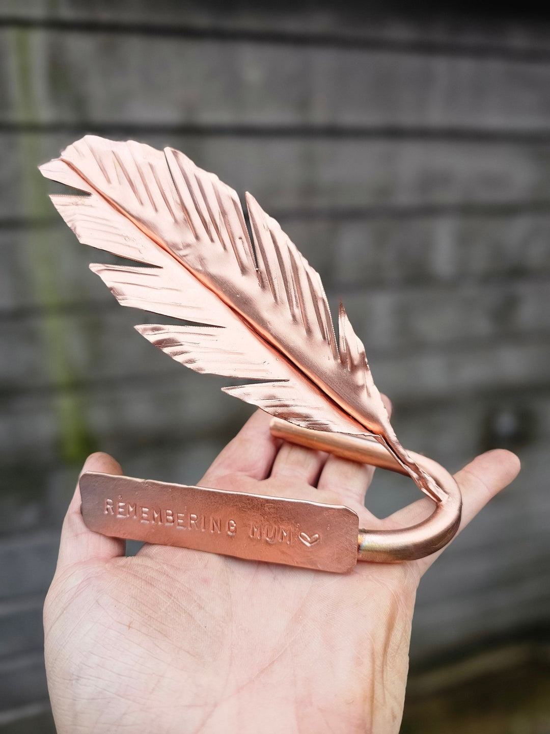 The Forever Feather - Copper Hearts UK