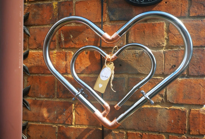 Two Tone Heart to heart - Copper Hearts UK