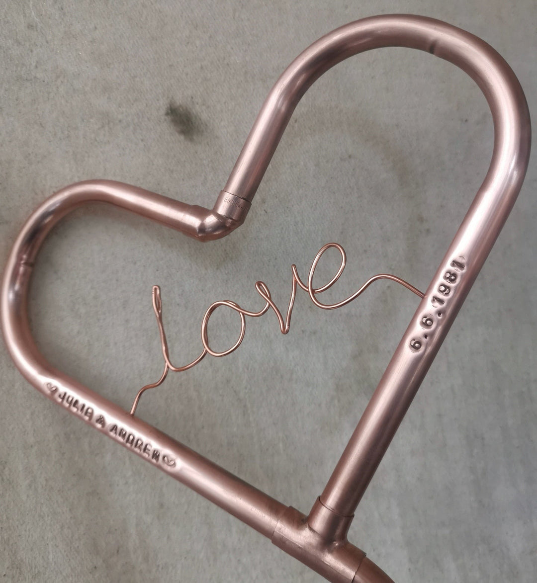 Wobbly Heart - Copper Hearts UK