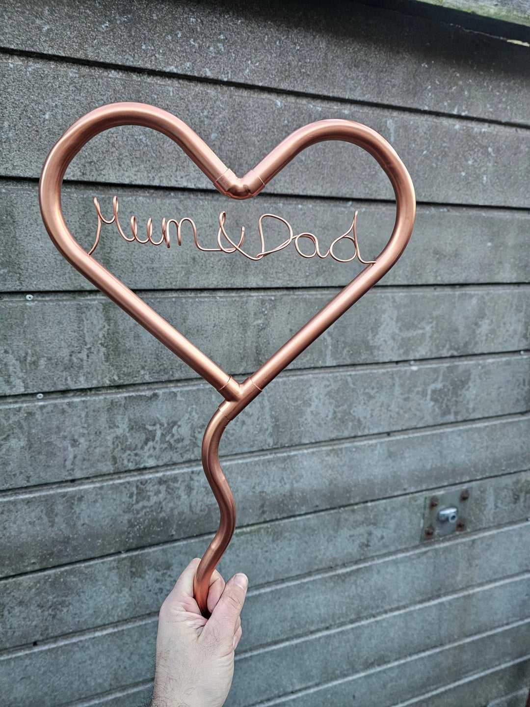 Wobbly Heart - Copper Hearts UK