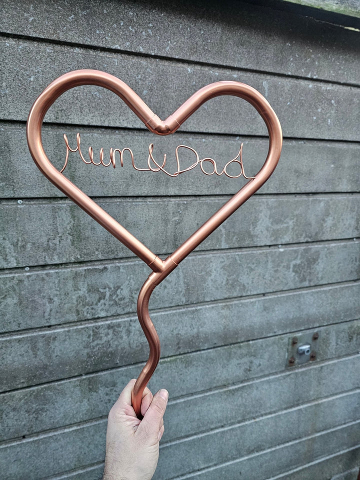 Wobbly Heart - Copper Hearts UK