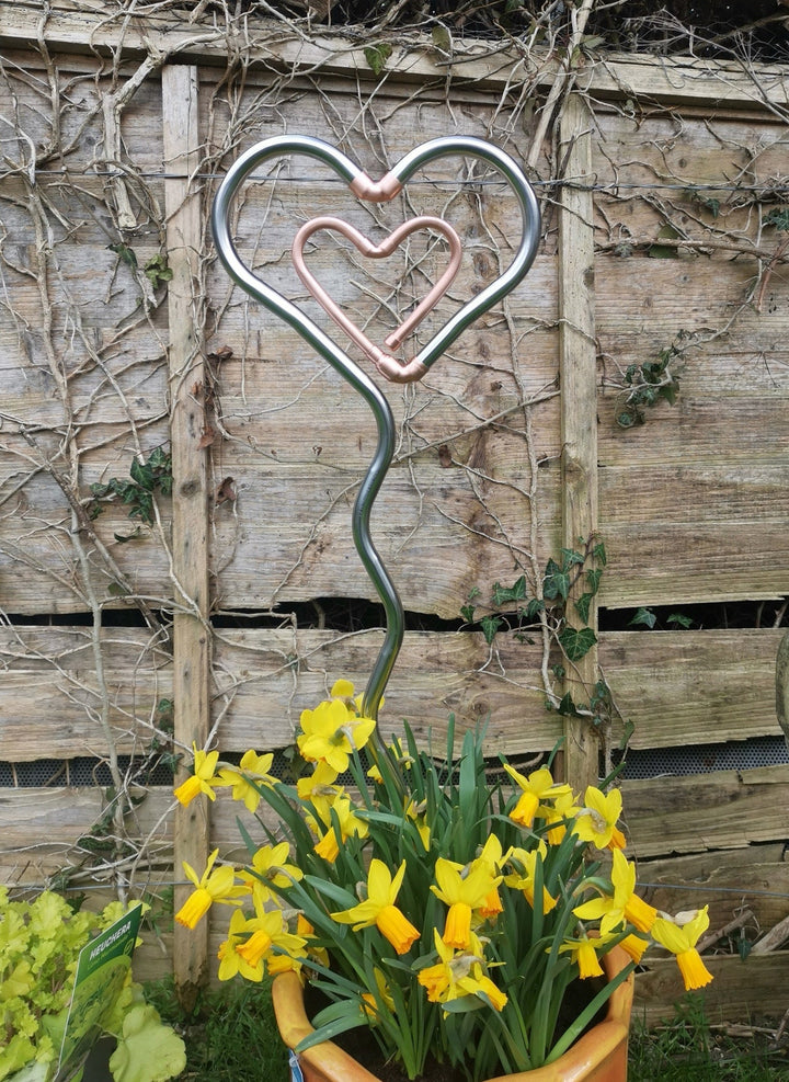 Wobbly Heart to Heart - Copper Hearts UK